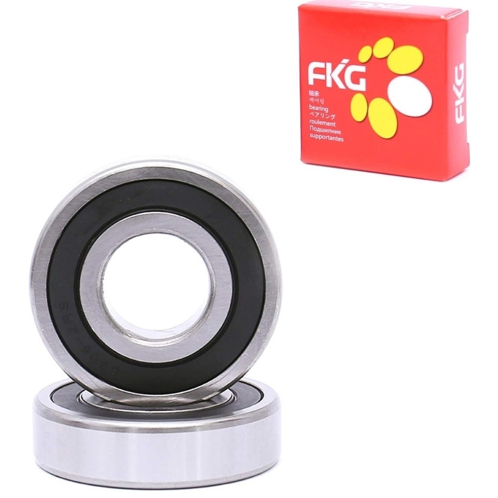 FKG 6306-2RS 30x72x19mm Deep Groove Ball Bearing Double Rubber Seal - 2 Pack
